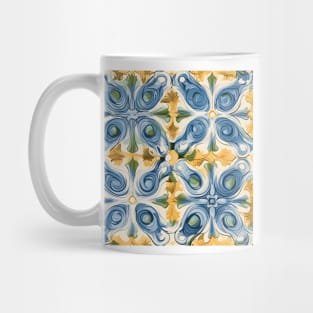 Italian Majolica Tile 8 Mug